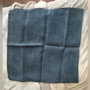 Pottery Barn Blue Accent Pillow Cover